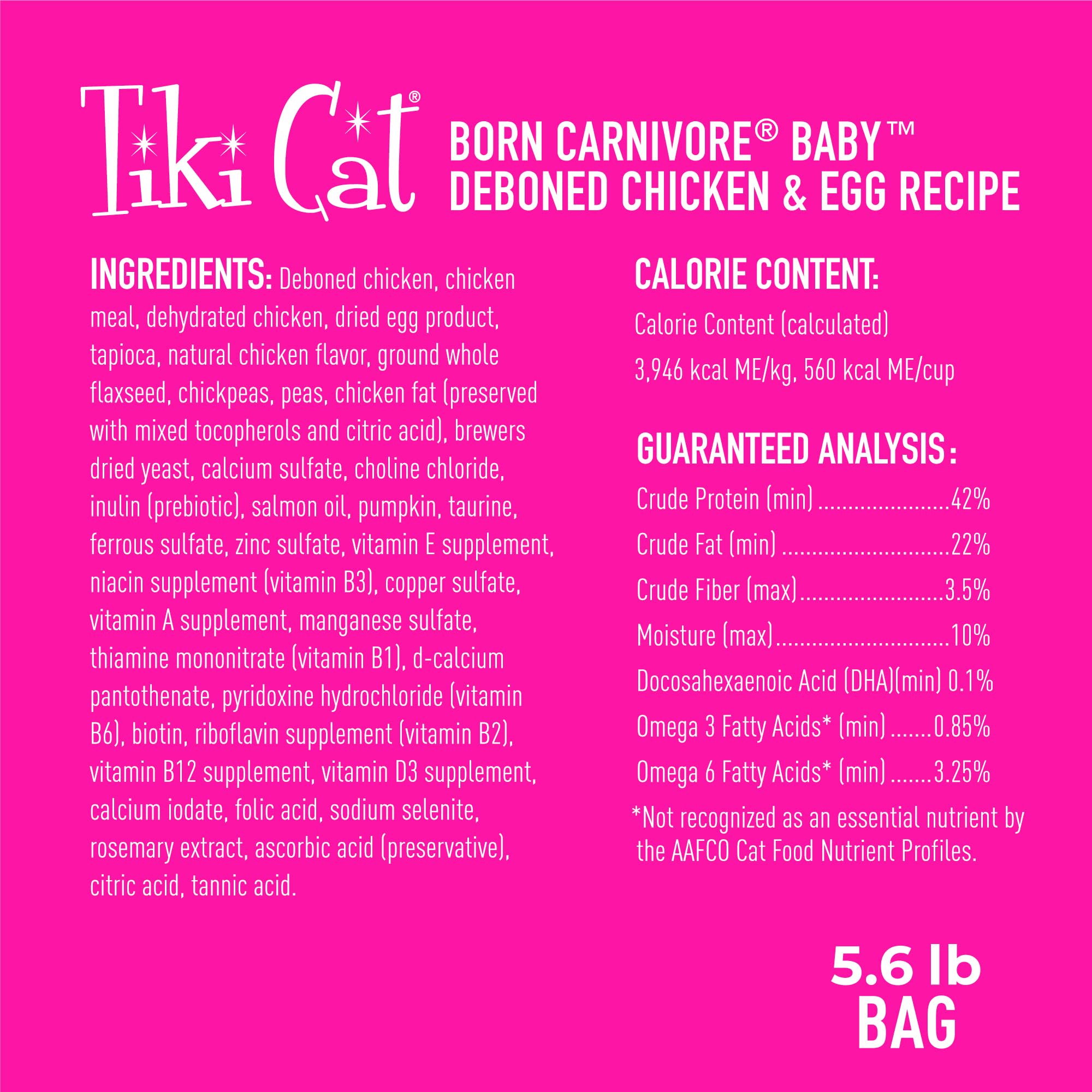 Tiki Cat Born Carnivore Baby feeding bowl with kitten meal