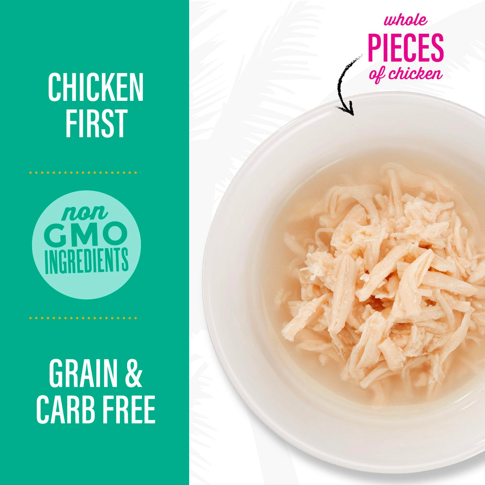 Limited ingredients highlight real chicken in Tiki Cat Born Carnivore Complements