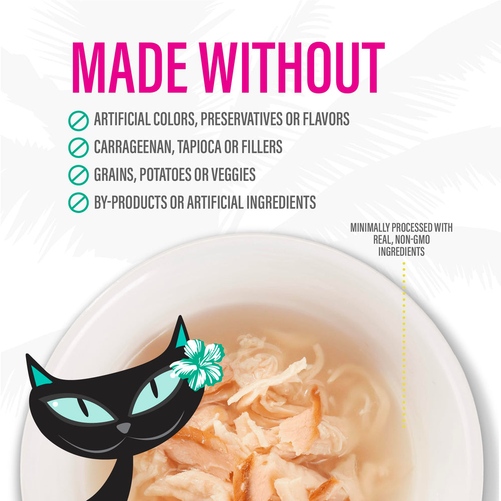 Serving-size pouch designed for easy topping of dry cat meals
