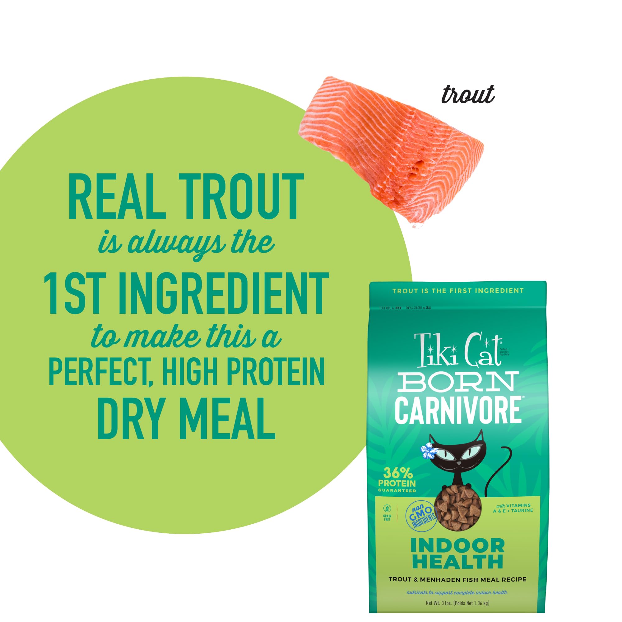 Tiki Cat Born Carnivore contains taurine and essential vitamins