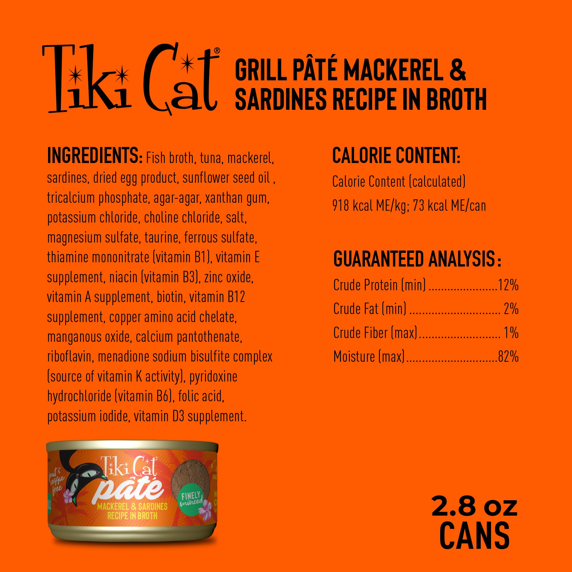 Finely minced pate texture for easy savoring and moisture.