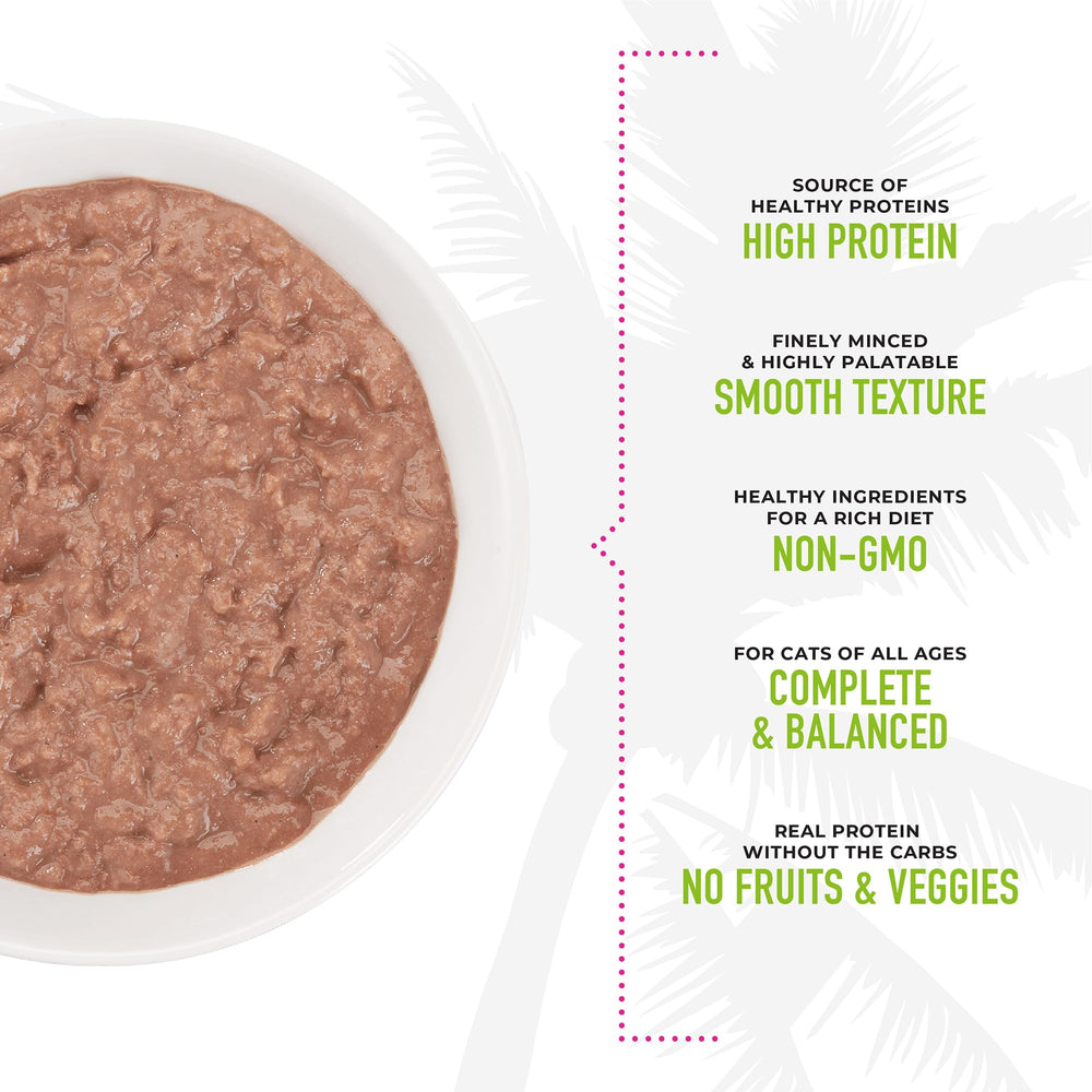 Non GMO ingredients highlighted in Tiki Cat Grill Pate for carnivore diet