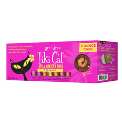 Tiki Cat Grill tuna and crab surimi can front view – premium protein for all life stages
