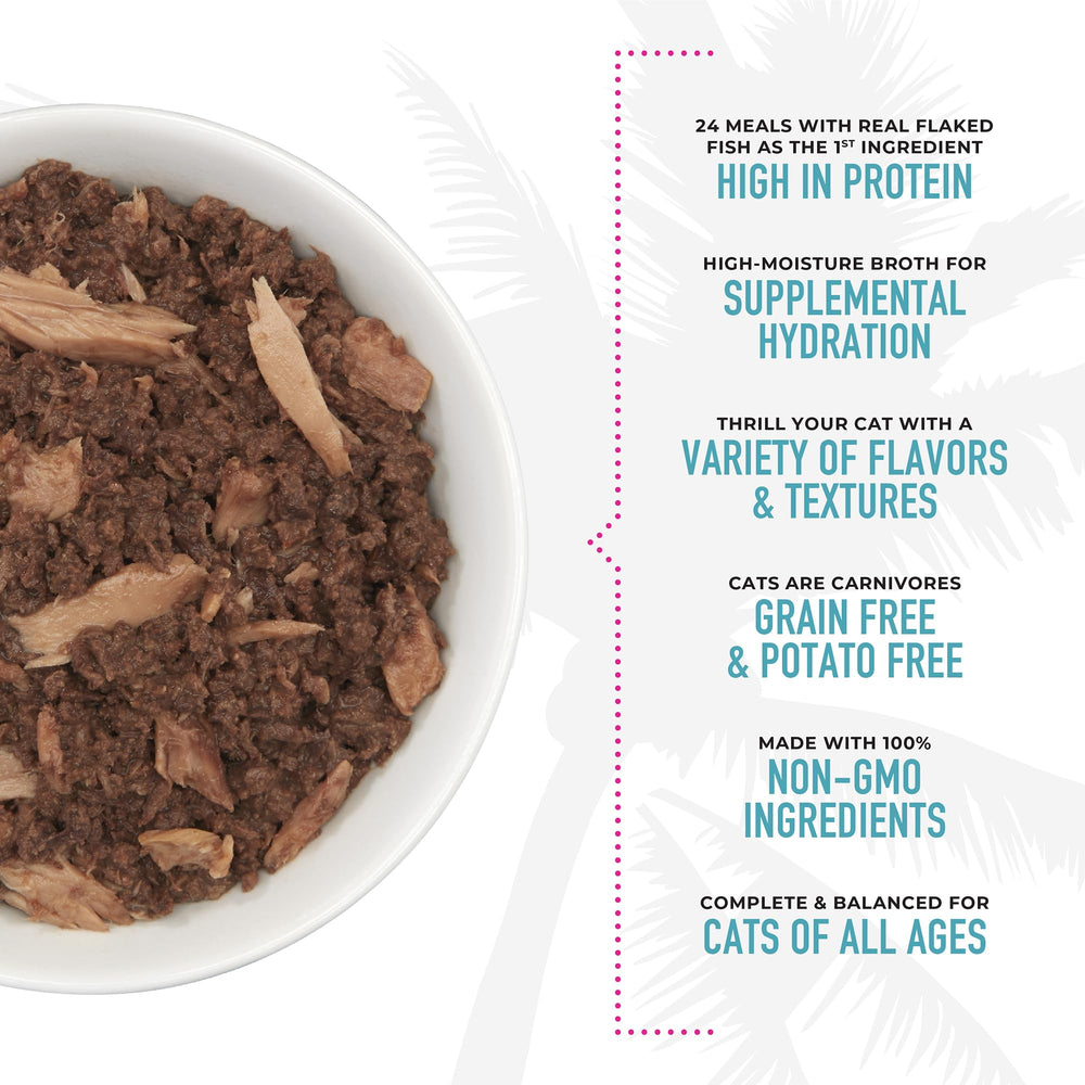 Tiki Cat high-moisture broth supports hydration at meals.
