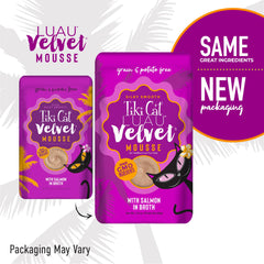 Tiki Cat Luau Velvet Mousse serving in bowl highlights texture and moisture