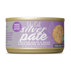 Tiki Cat Silver Paté with chicken, duck and liver in broth for senior cats