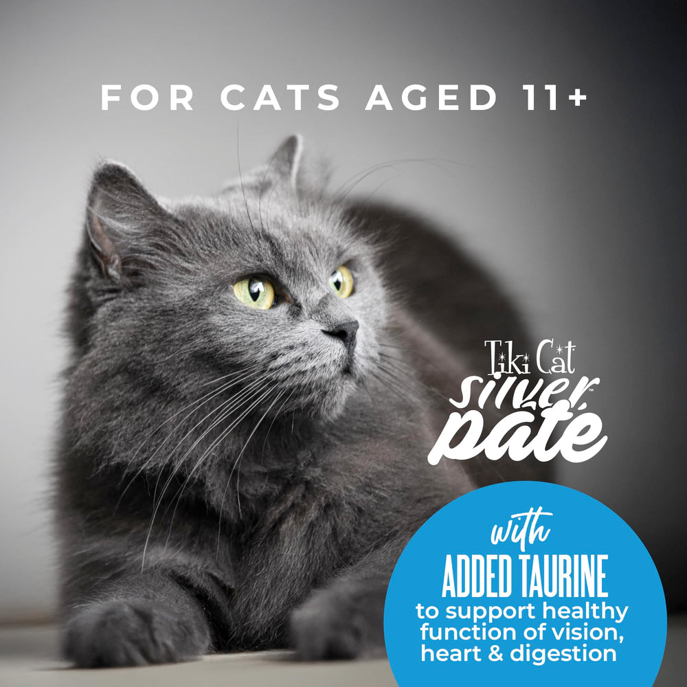 Tiki Cat Silver Paté easy-to-open can for quick meals