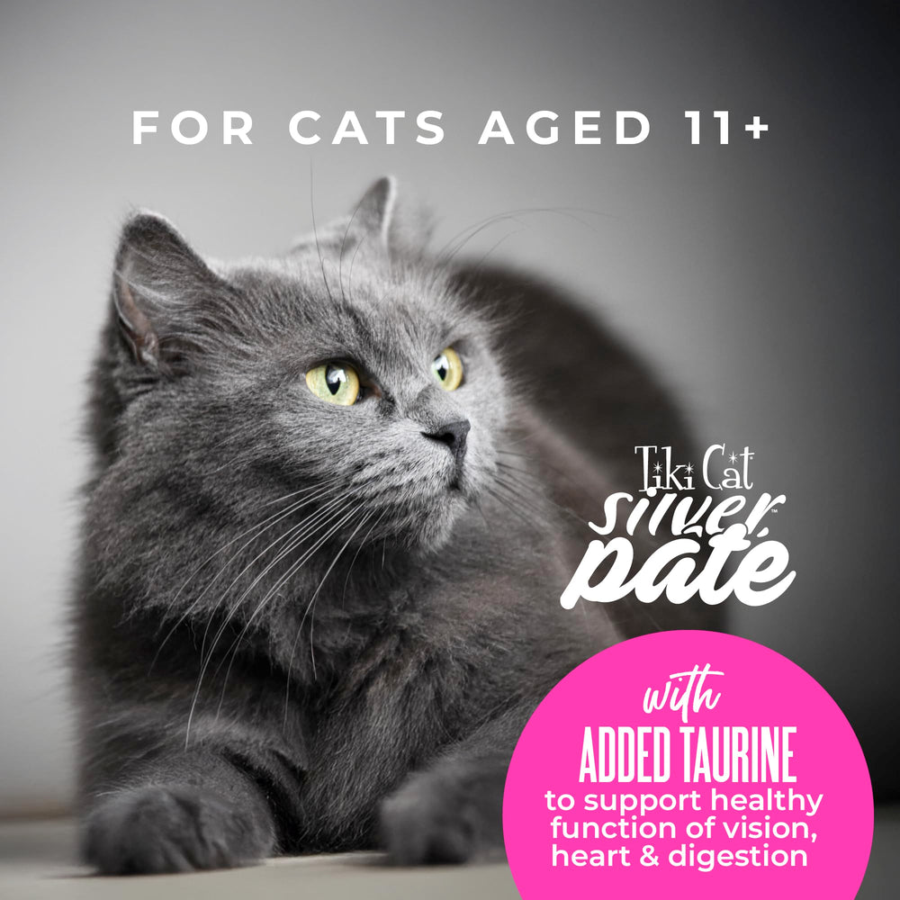 Tiki Cat Silver Pate ingredients non-GMO; grain-free recipe for sensitive stomachs