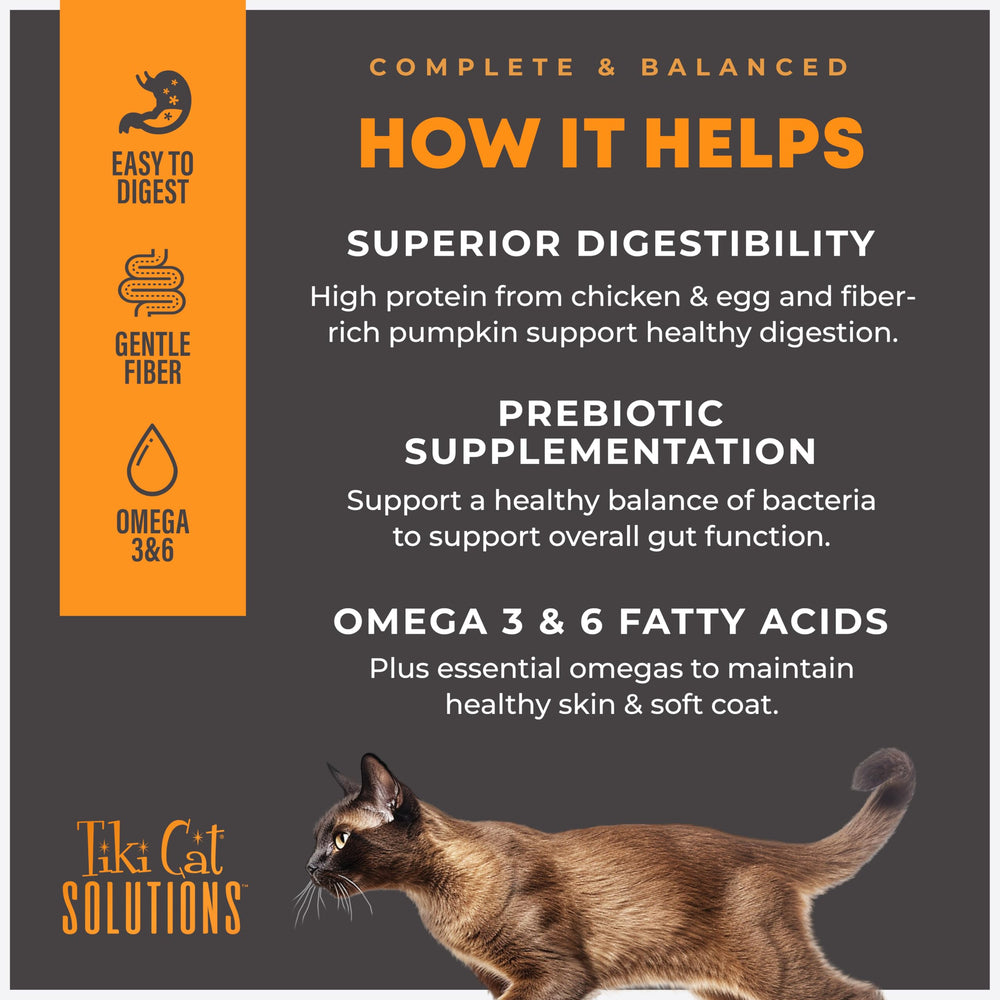 High moisture mousse from Tiki Cat Solutions Digestion Mousse