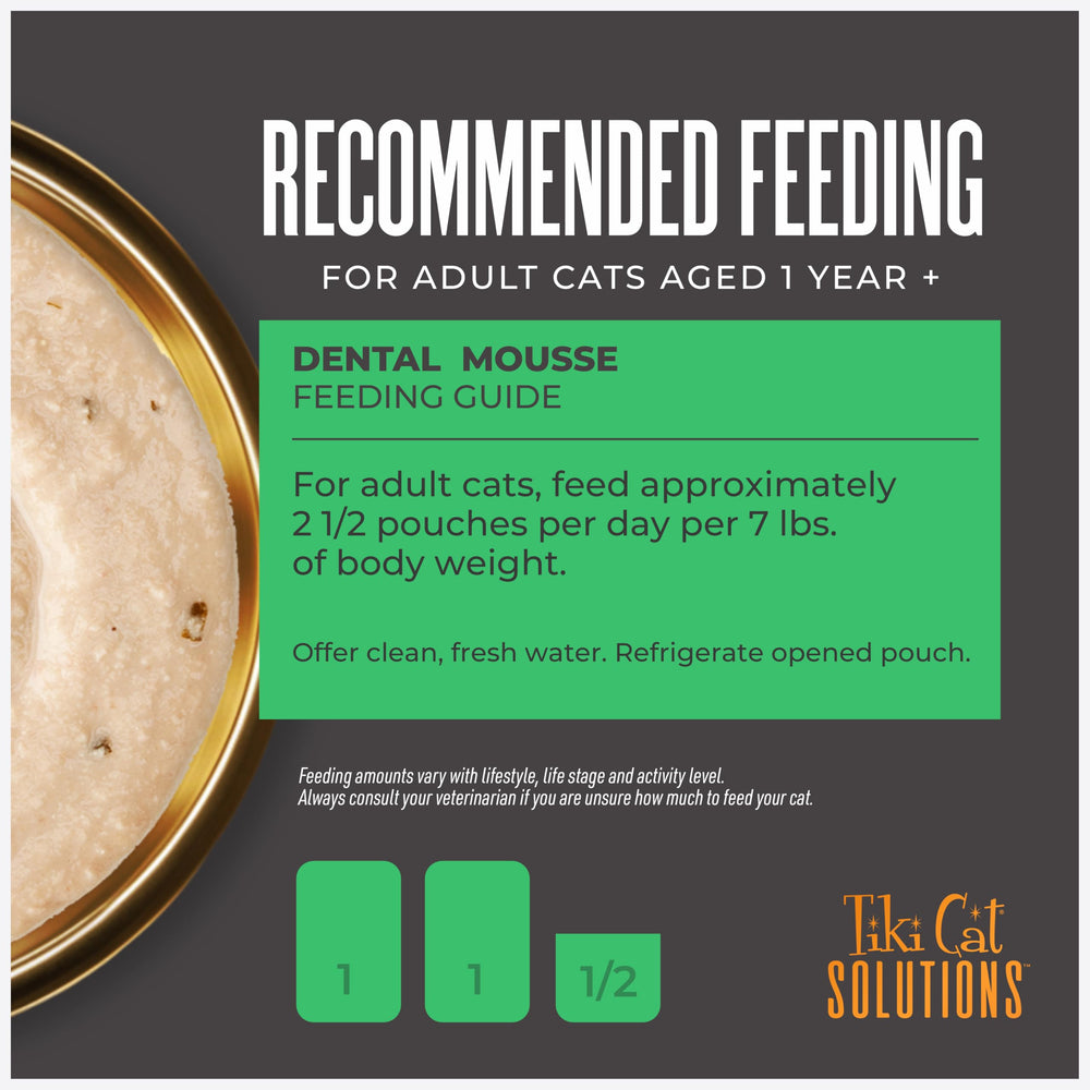 Tiki Cat Solutions Mousse omega 3 and 6 graphic.