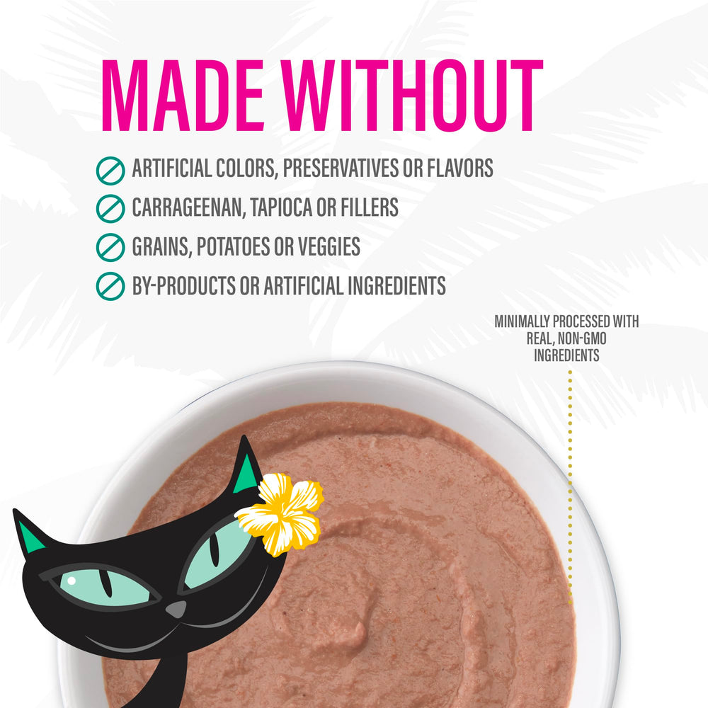 Room-temperature serving of Tiki Cat Velvet Mousse enhances aroma.