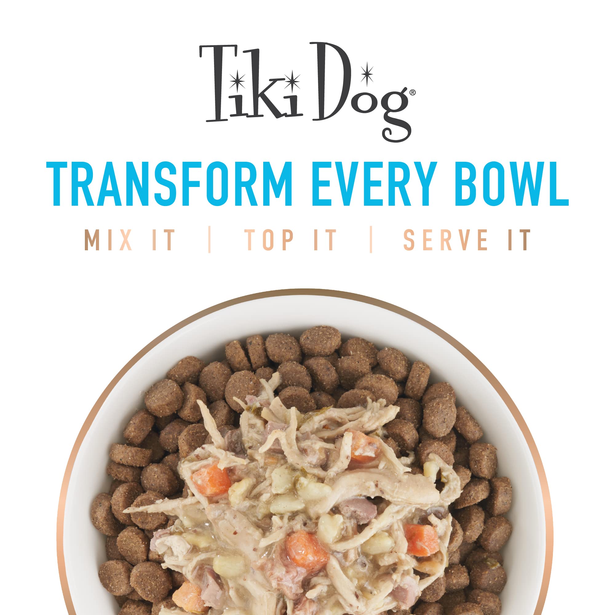 Tiki Dog Born Carnivore lamb liver enrichment, supports appetites with savory aroma.