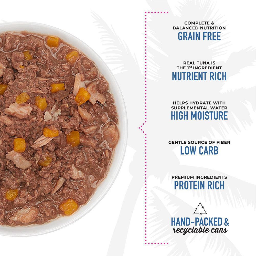Serving bowl shows high-moisture Aloha Friends for enhanced palatability