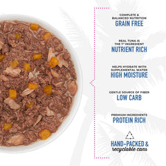 Serving bowl shows high-moisture Aloha Friends for enhanced palatability