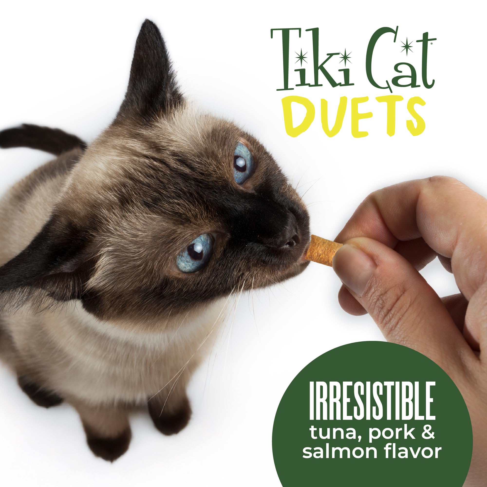 Tiki Cat Duets complete and balanced snack for everyday feeding.