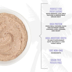 High-moisture broth contributes to hydration and aroma in each serving.