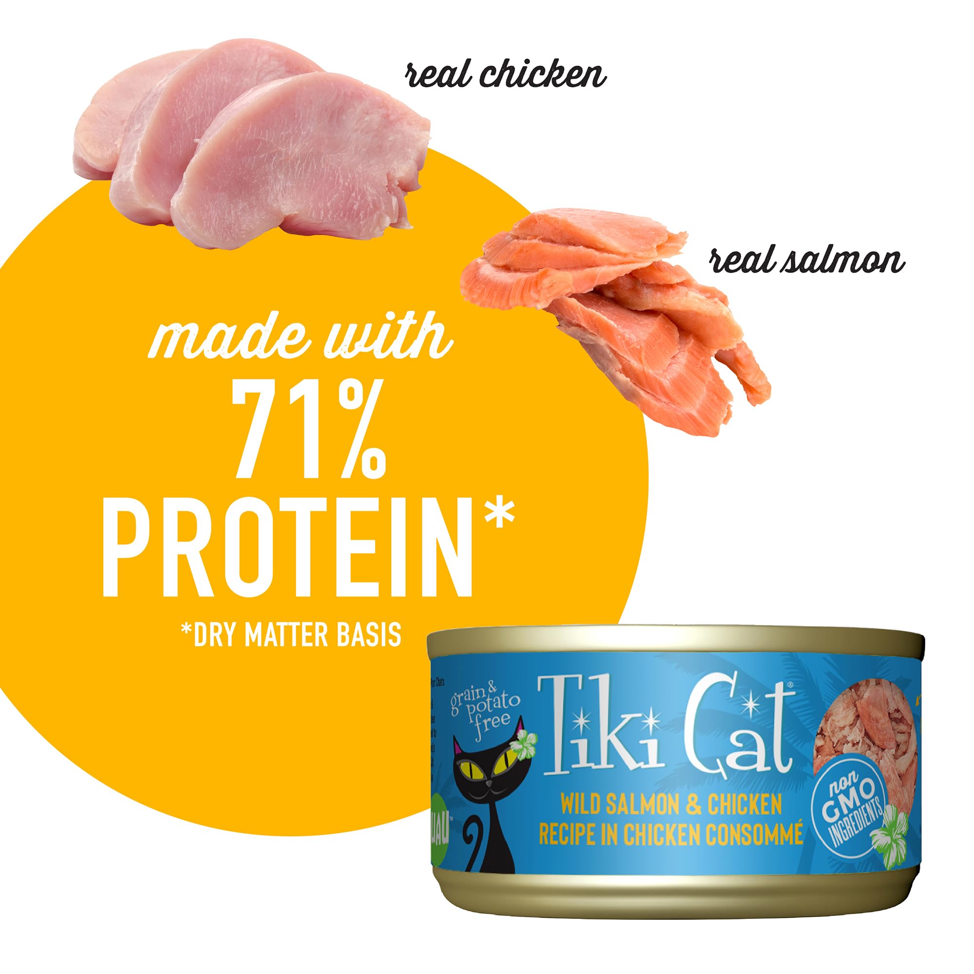 Luau high moisture formula serving boosts hydration during meals
