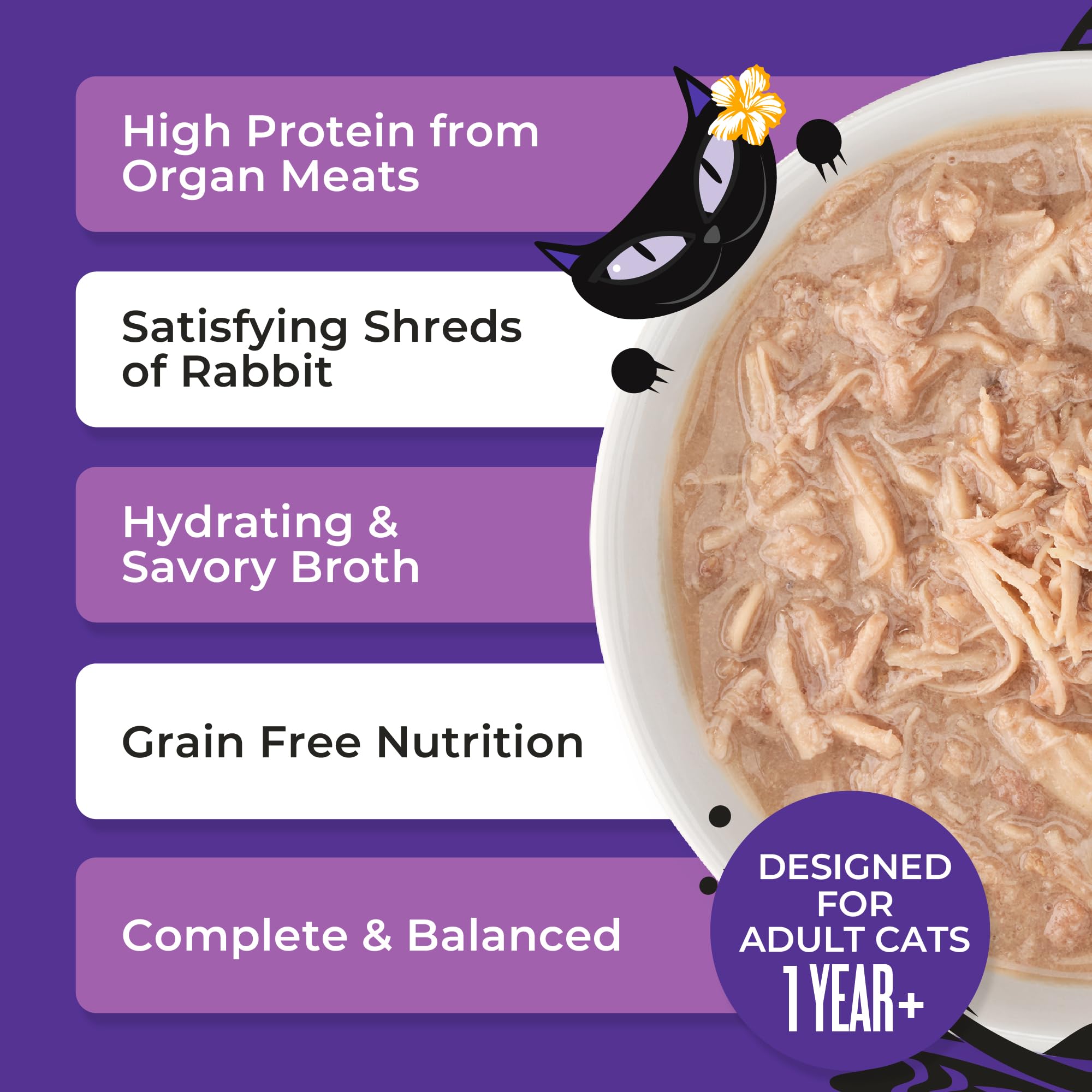 TIKI PETS Tiki Cat After Dark Grain-Free Can, grain-free option to suit diverse meals.