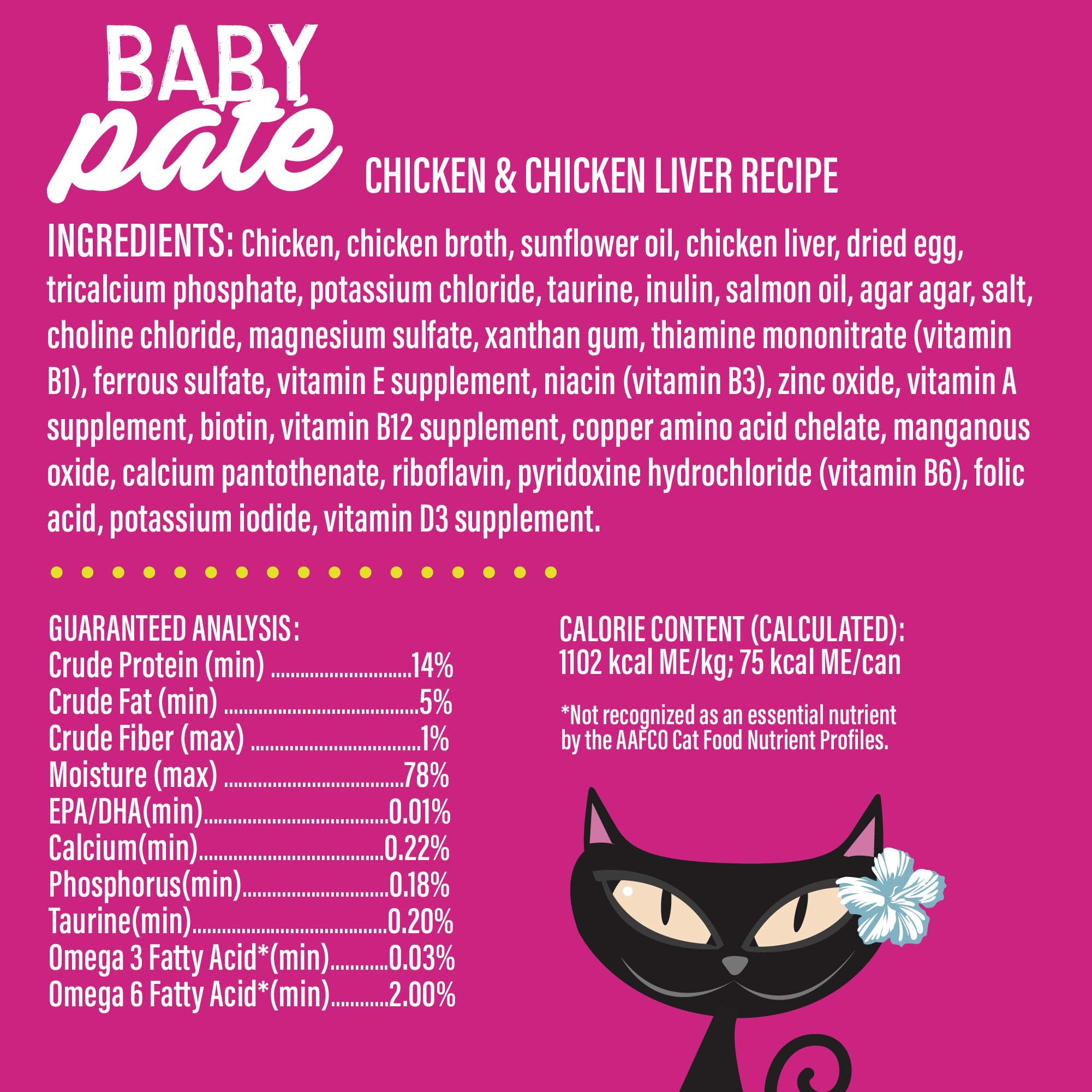 Soft paté texture from Tiki Cat Baby Pate eases transition for kittens