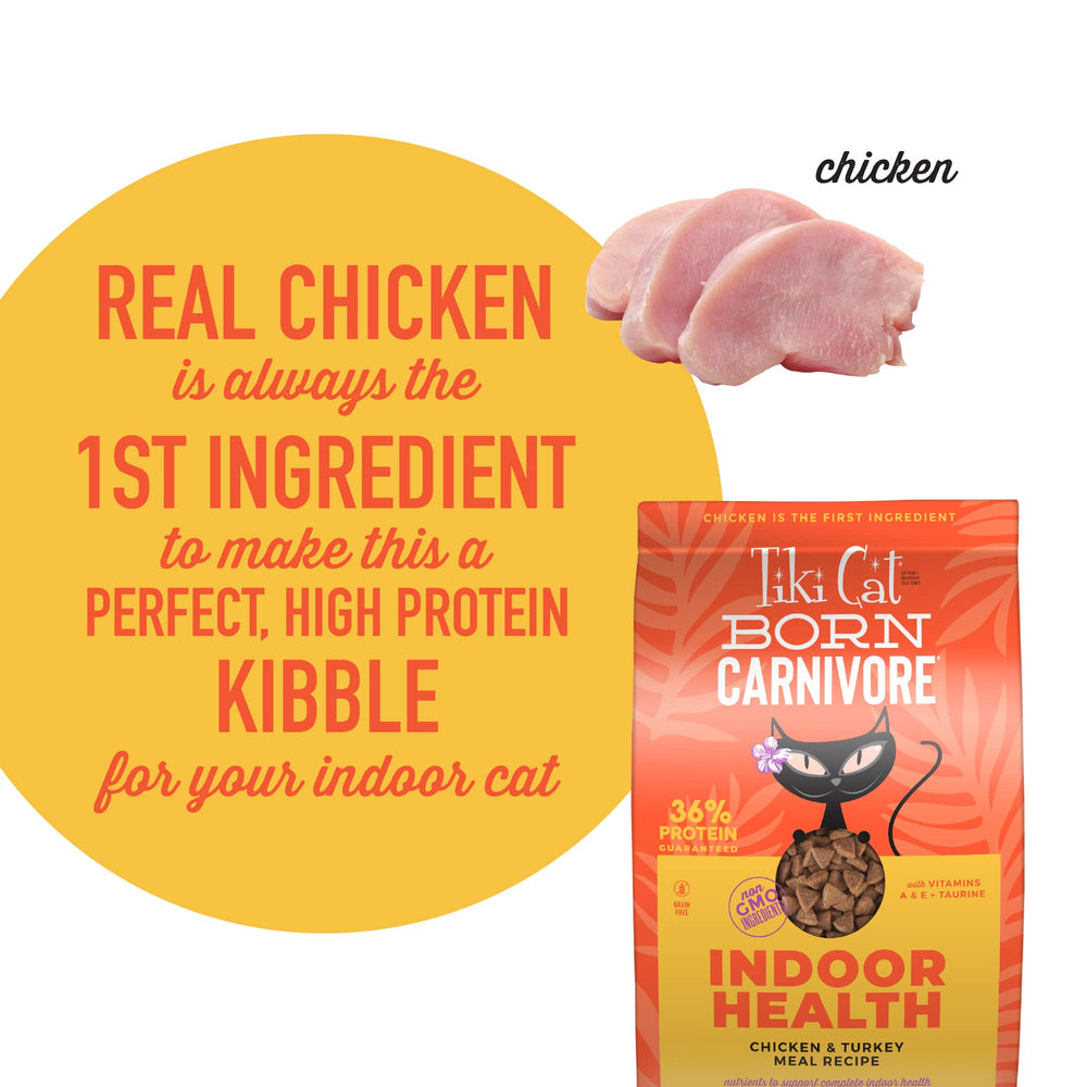 TIKI PETS Tiki Cat Born Carnivore includes taurine to support overall wellness.