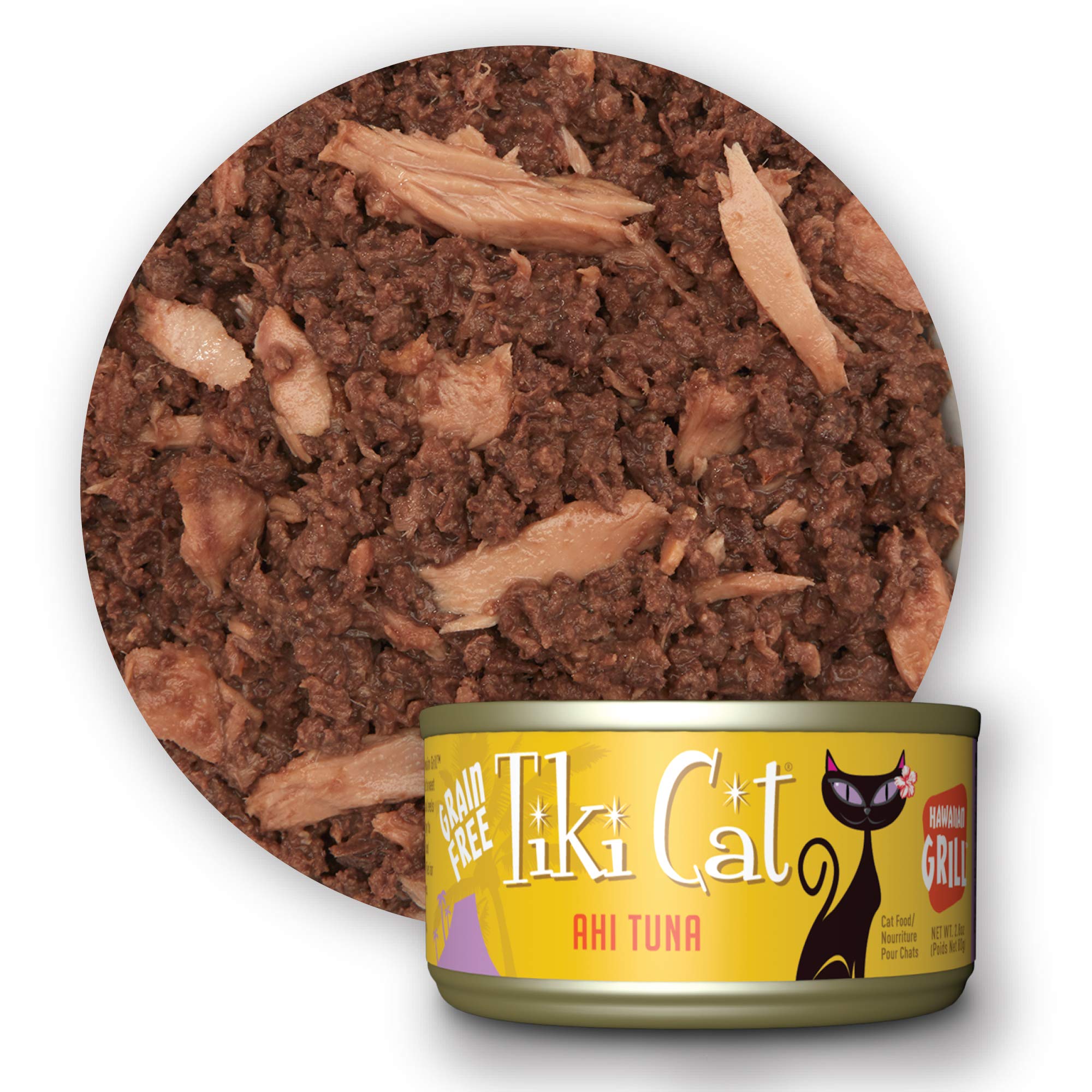 Tiki Pets Tiki Cat Grill feeding scene with cats enjoying meal