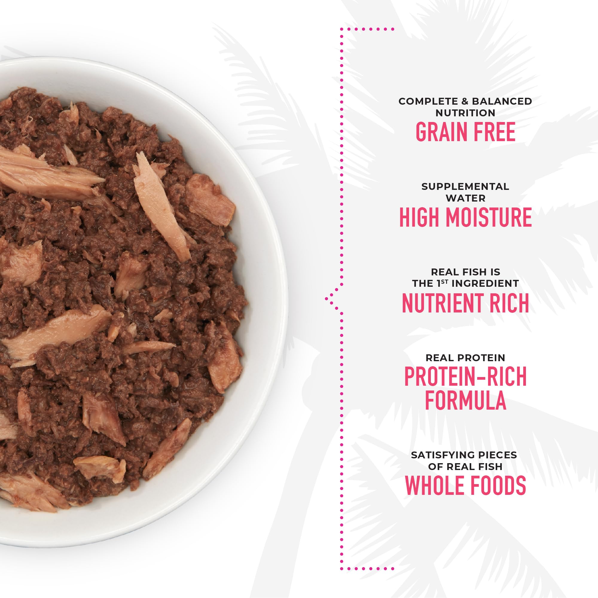 Tiki Pets Tiki Cat Grill real fish and meat deliver protein flavor
