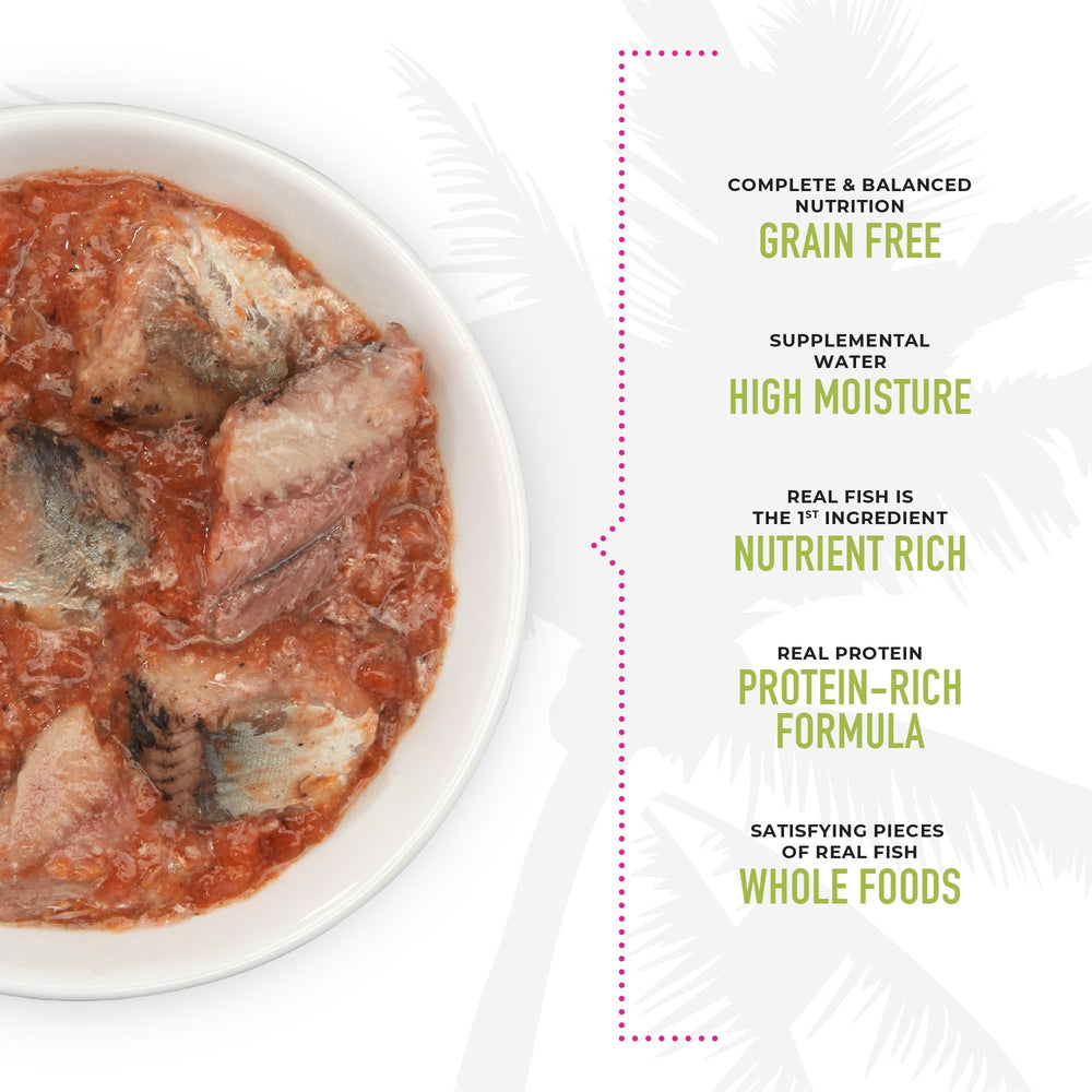 TIKI PETS Grill sardine-first ingredient highlights real protein.