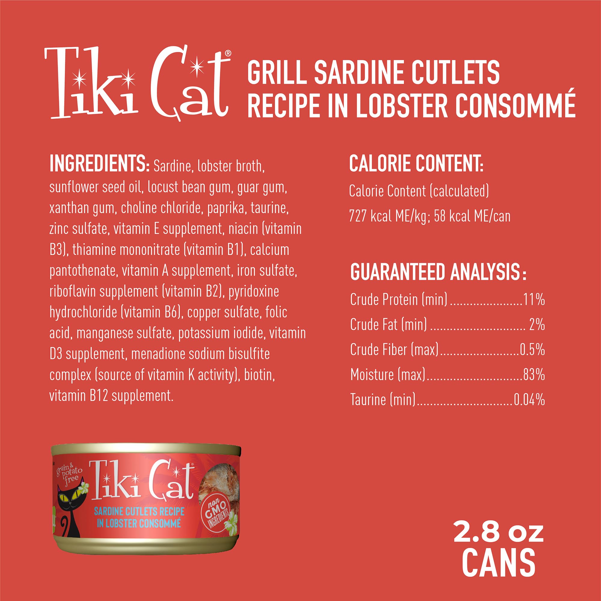 TIKI PETS Grill with shellfish garnish in consommé, appealing aroma for meal times.