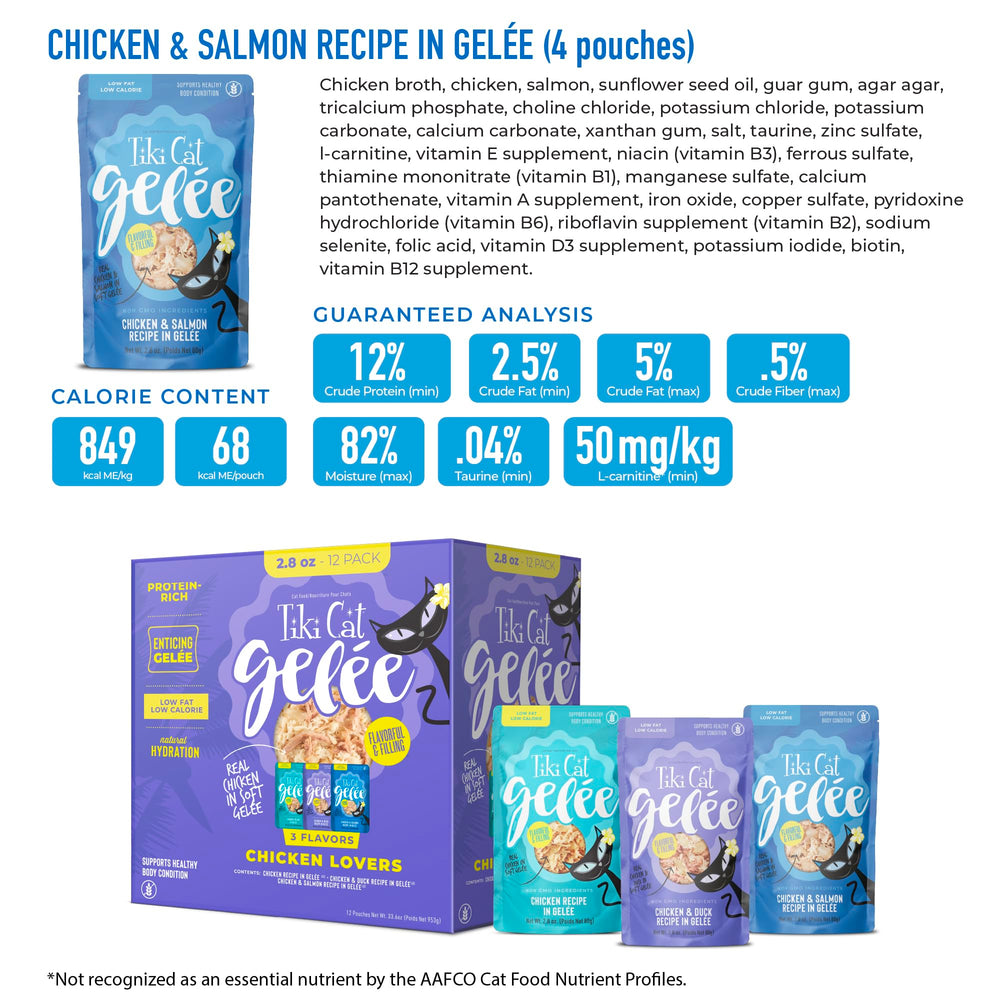 Gelee texture close-up from Tiki Cat Luau Lean Gelee, juicy protein in jelly