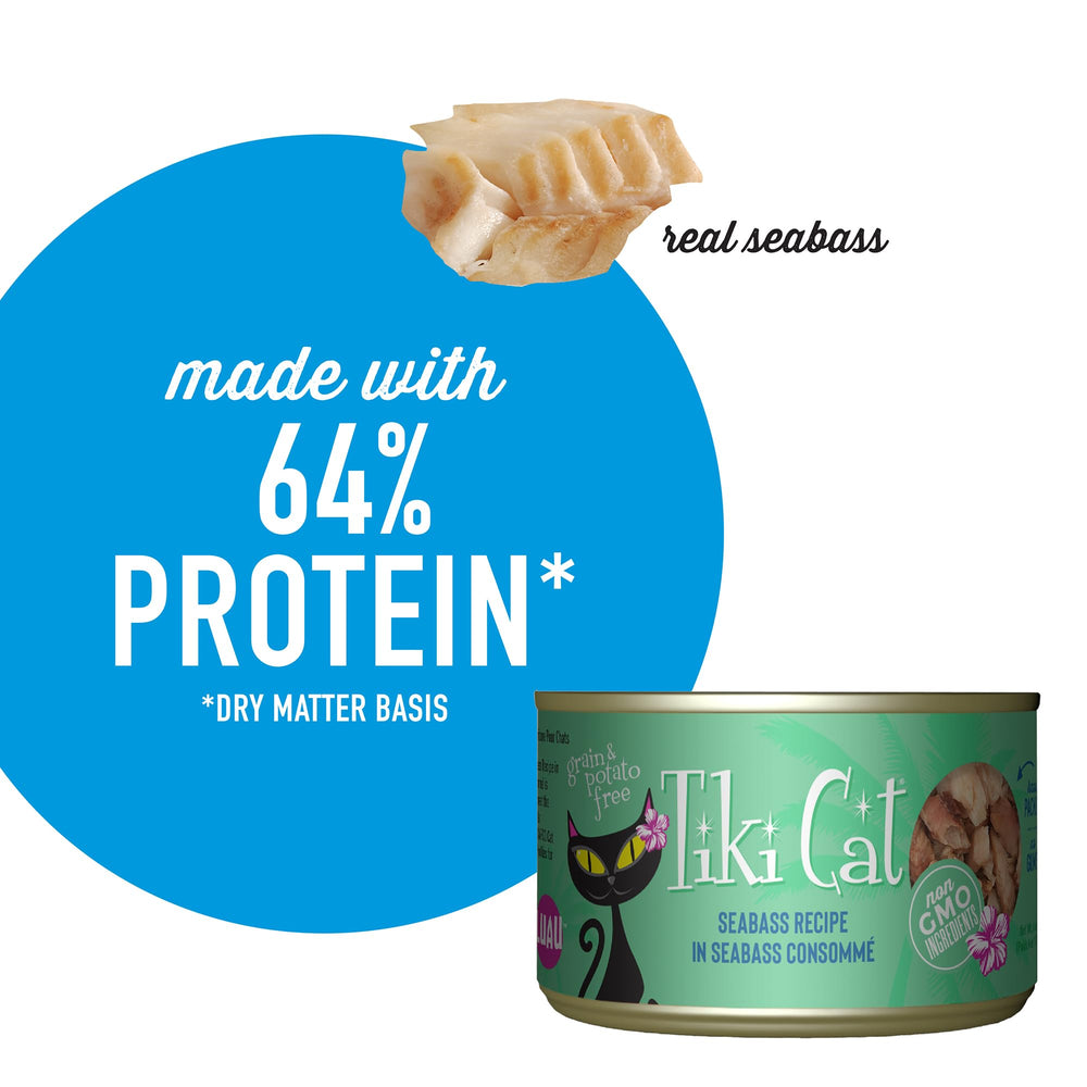 Tiki Cat Luau Serving Bowl shows moisture-rich meals ready to serve.