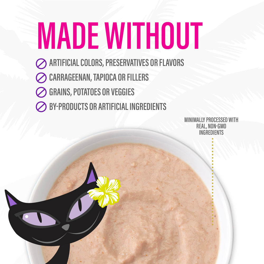 Tiki Cat Luau Velvet Mousse suitable for all life stages packaging