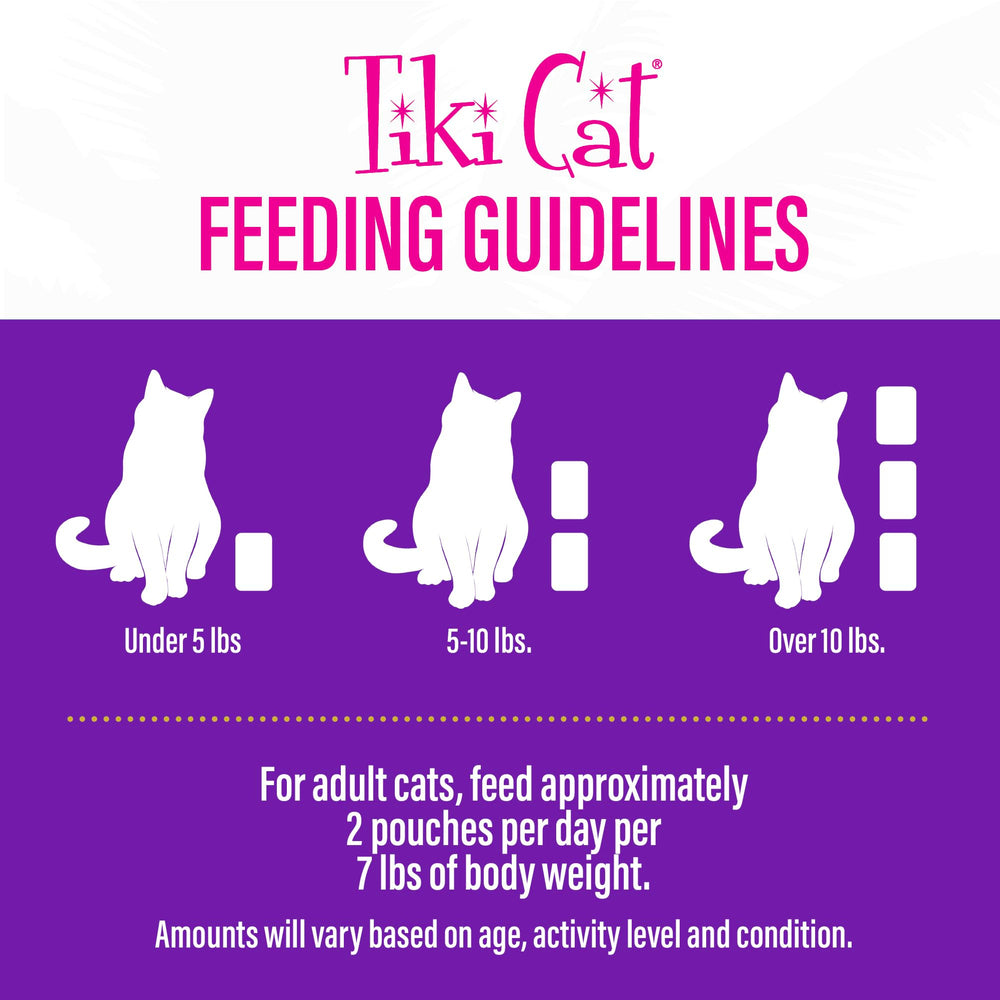 Tiki Cat Luau Velvet Mousse grain-free nutrition label and packaging