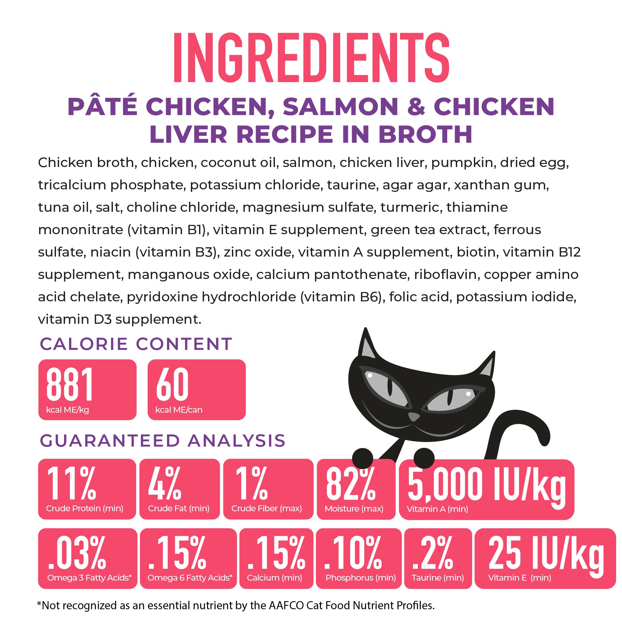 Close-up label highlighting grain-free, non-GMO ingredients
