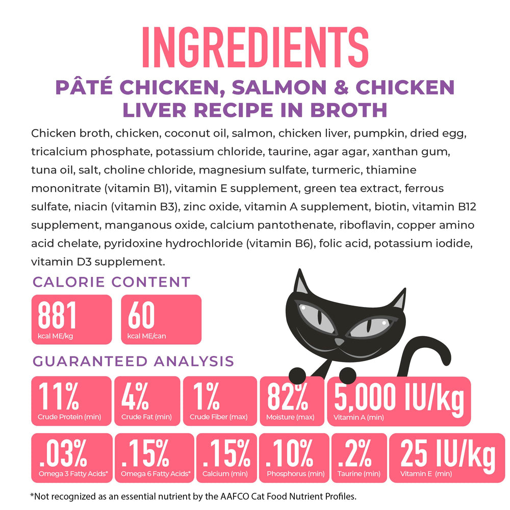 Close-up label highlighting grain-free, non-GMO ingredients