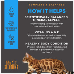 Tiki Cat Solutions Mineral Balance icon for balanced minerals supports long-term health.