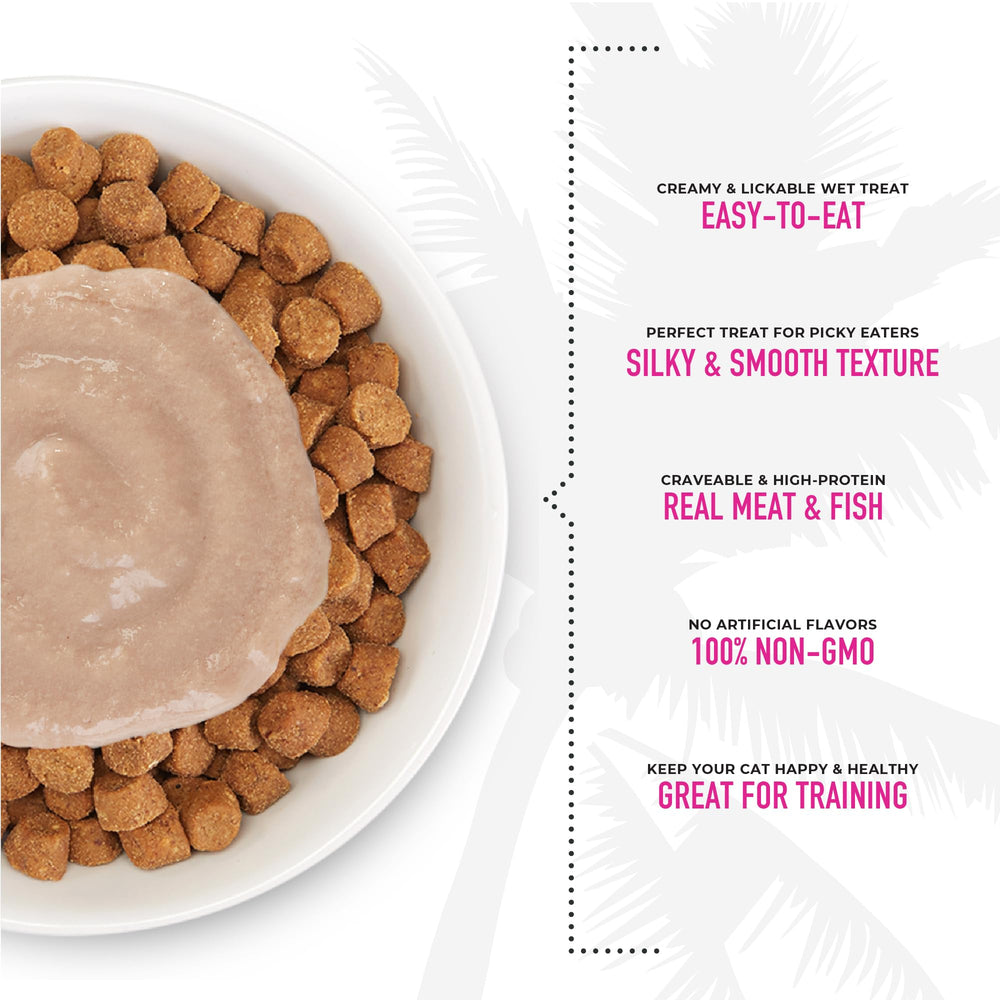 TIKI PETS Stix Mousse variety flavors display inviting feline snacking options