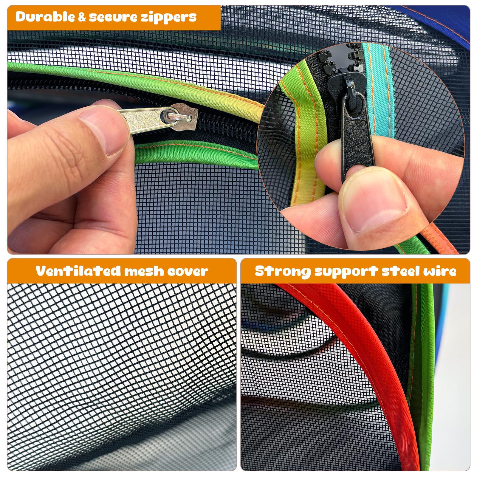 Foldable construction with carry bag for travel or storage