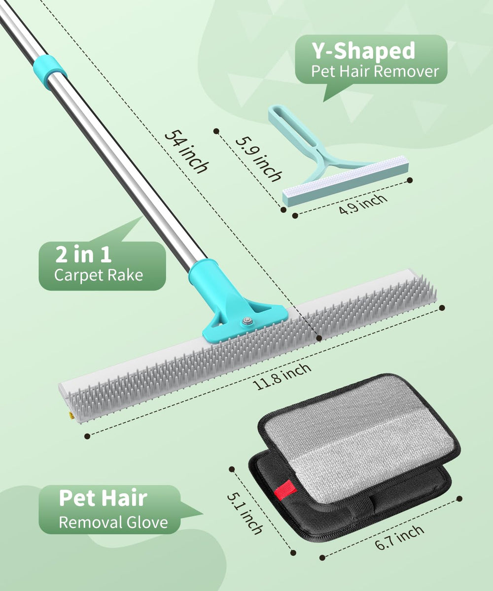 TIKIWIK sturdy 3-layer pole provides durable support during cleaning sessions.