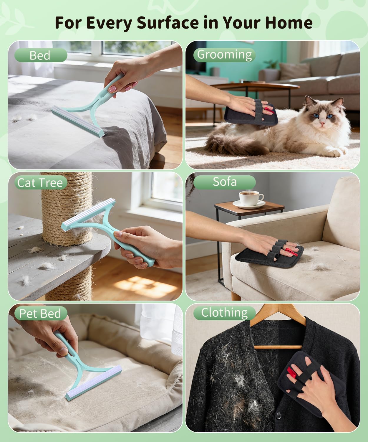 TIKIWIK Y-shaped carpet scraper for tight corners and upholstery.