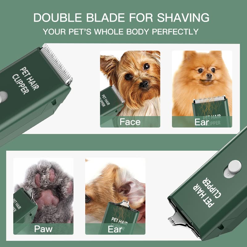 Tileon dog clippers with ceramic blade for safe precision at home.