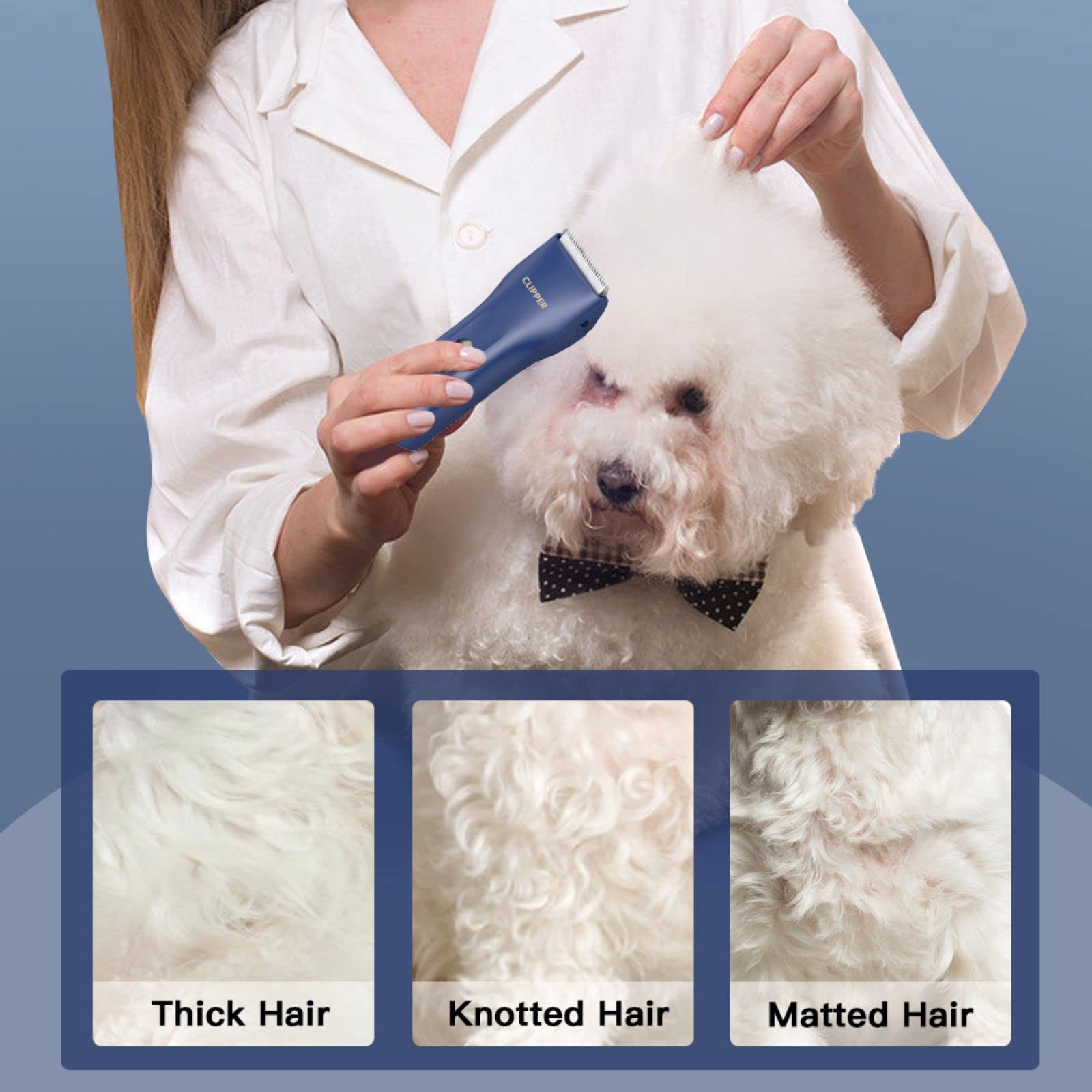 Tileon dog clippers ceramic blade for safe at-home trimming