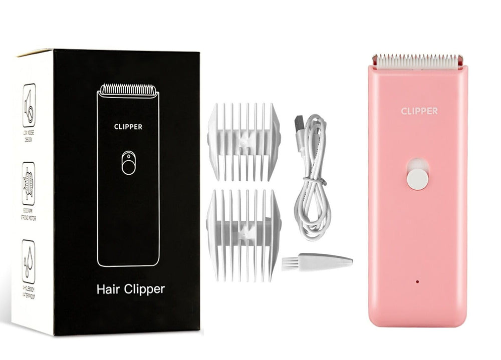 Tileon dog clippers with a compact pink body for easy home grooming