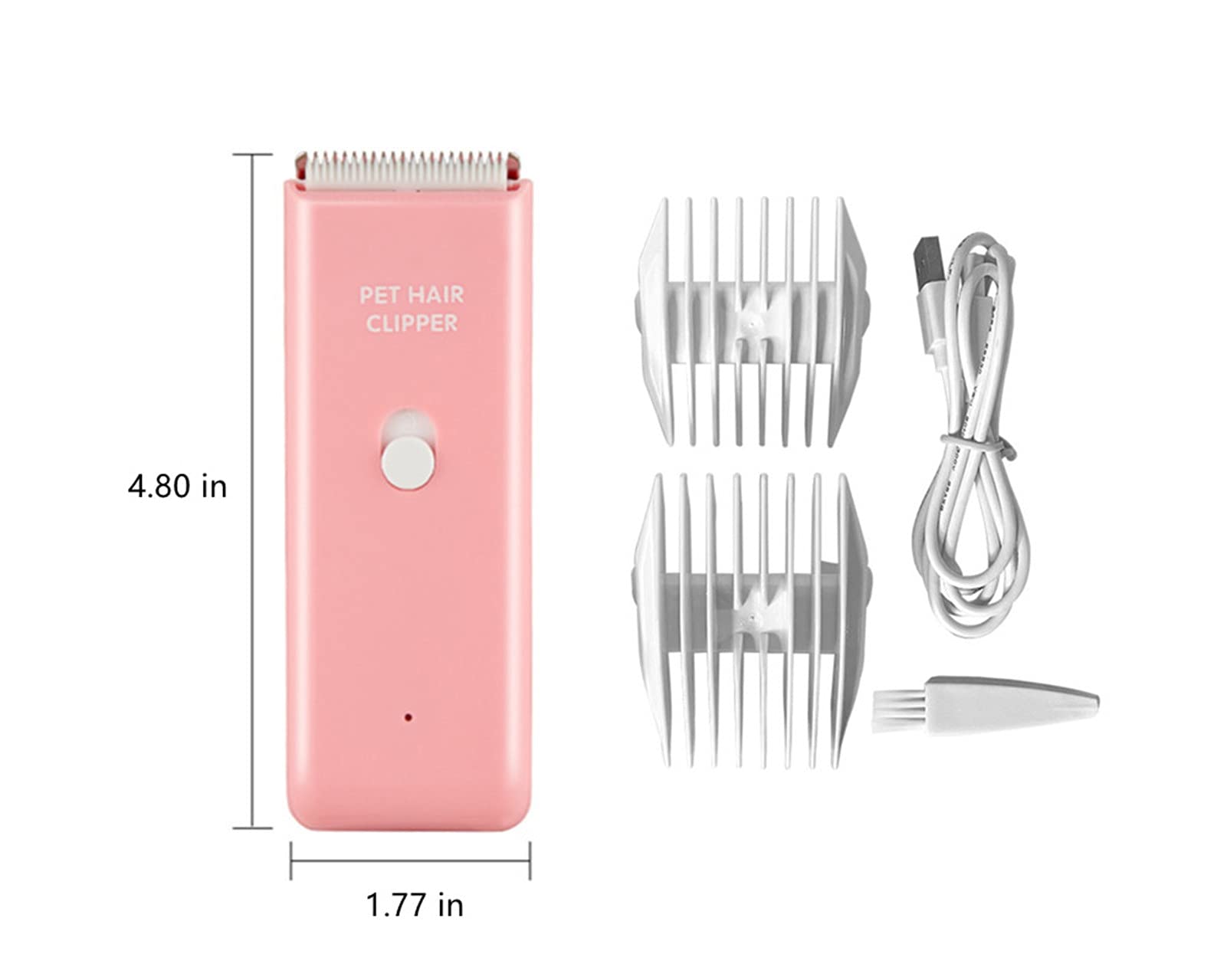 Tileon detachable washable blade for quick cleaning after grooming
