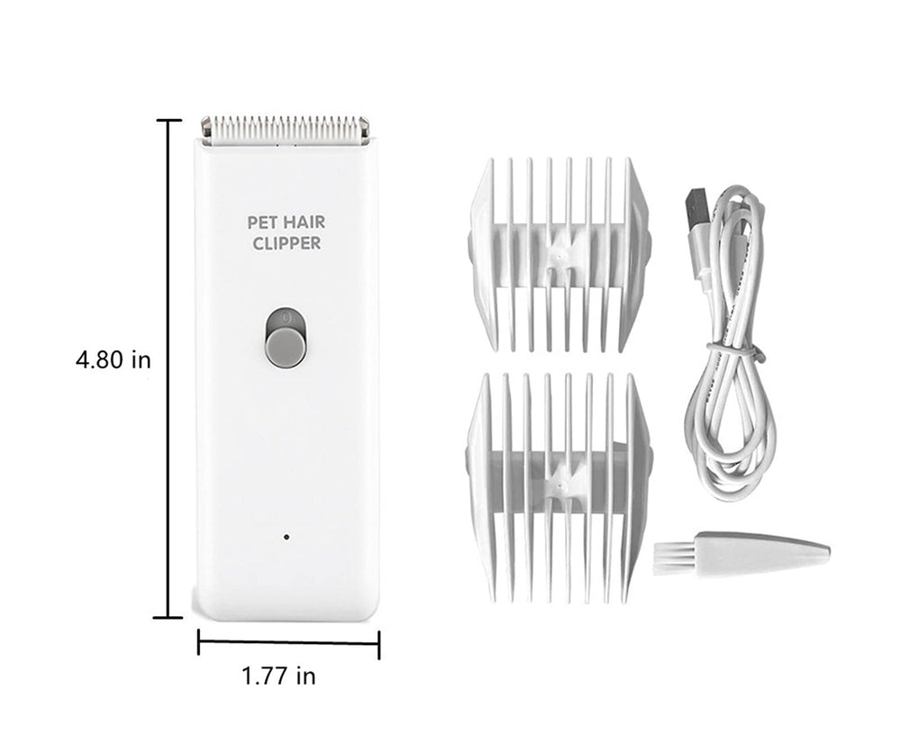 Tileon dog clippers with guide combs offer adjustable length for precise trims.