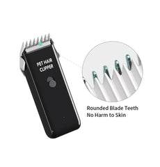 Tileon dog clippers with washable blade for easy cleanup after grooming.