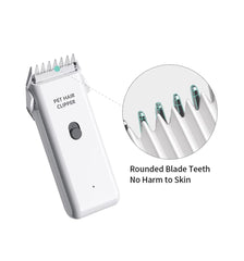 Tileon clippers are washable under running water for quick cleanup after grooming.