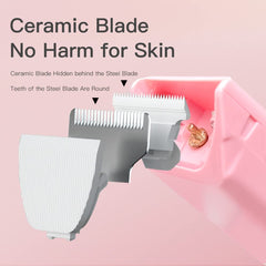 Easy on off blade attachment accelerates home trimming sessions.