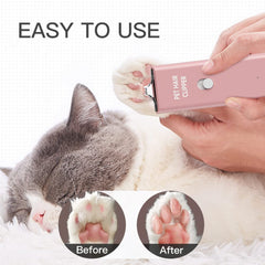 Tileon Feet Hair Trimmer detachable-washable blade for easy cleaning after grooming.