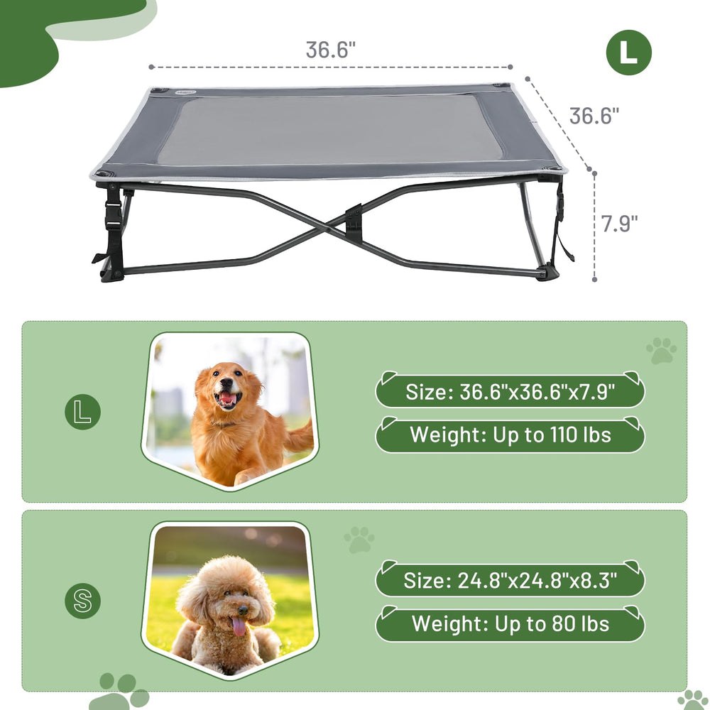 TIMBER RIDGE breathable mesh bed enhances cooling and comfort.