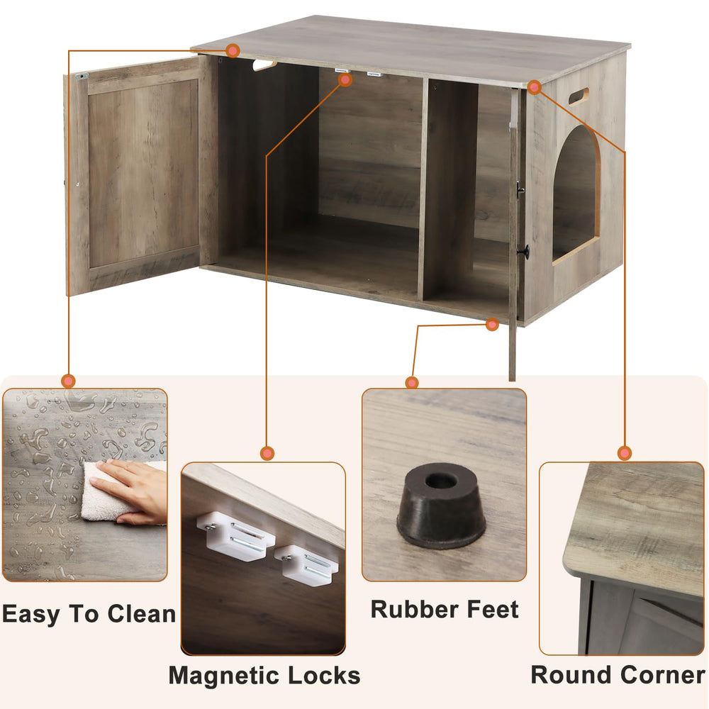 Timberer enclosure side arch vents promote airflow for comfort